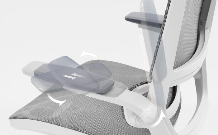 sihoo m59as Bigger, wider, softer arm support in 3D